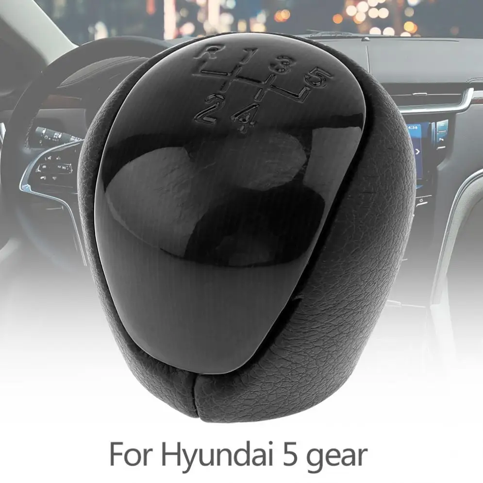 5 скоростей ABS+ кожа механическая коробка передач автомобиля переключения передач гандбол ручка для hyundai Elantra I30/Киа Форте соул/5 моделей передач