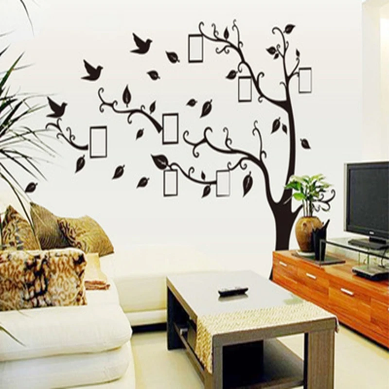 Gran Familia Adhesivos de pared Decoración para el hogar foto Marcos