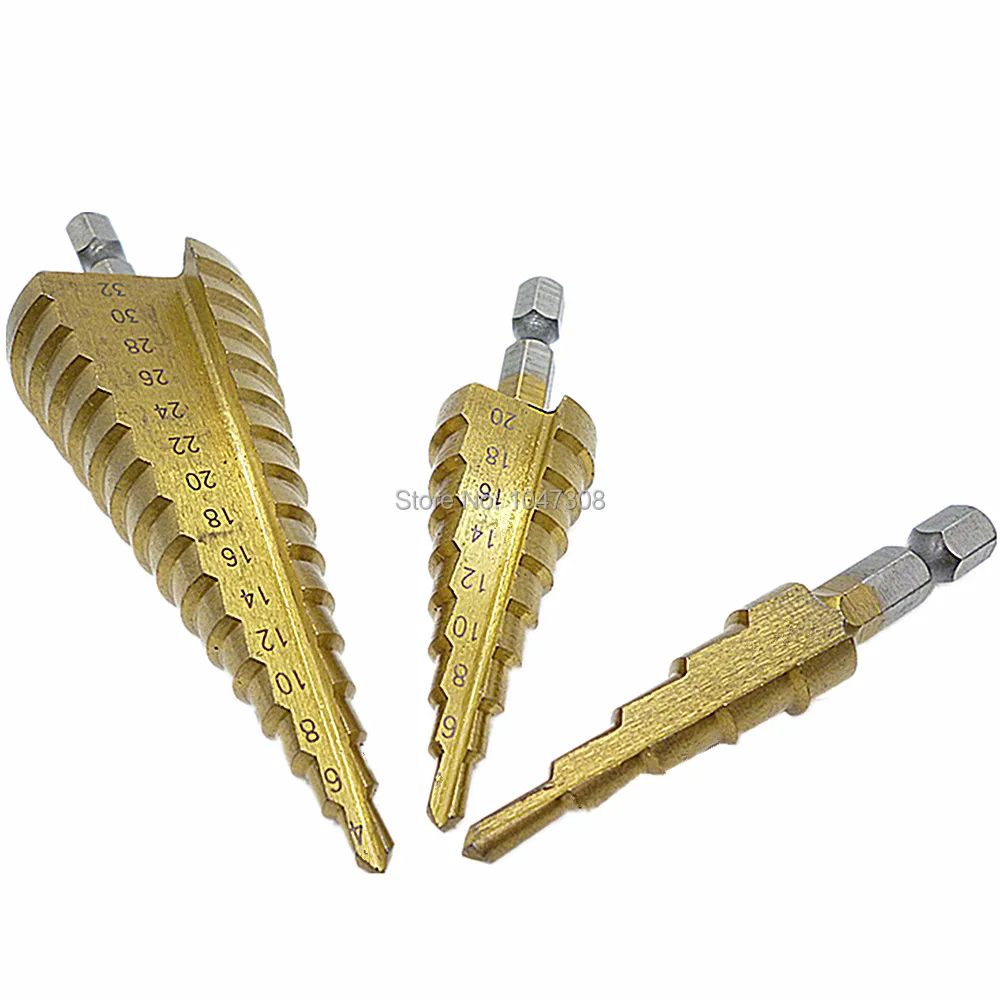 Step Drill Bit Titanium Hss Industrial Reamer