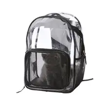 Переноска для кошек, рюкзак для собак из прозрачного ПВХ, модная сумка для домашних животных, щенок, котенок, чихуахуа, рюкзак для путешествий, удобный для переноски домашних животных