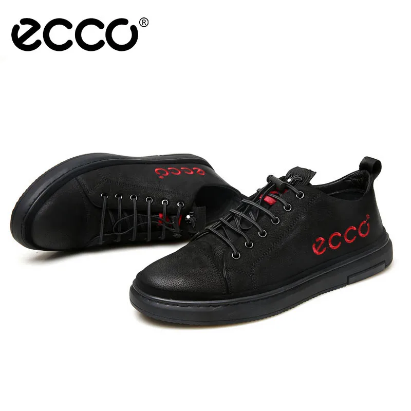 

ECCO Men Shoes Leather Casual Shoes soft lithe Wild Breathable Cushioning Anti-Slip sport advanced Golf Zapatillas hombre 603156