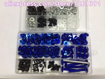 

Fairing bolts kit screws for YAMAHA YZF R1 1998 1999 YZFR1 98 99 YZF-R1 98 99 fairing screw bolts kit HOTLIKE 1 set