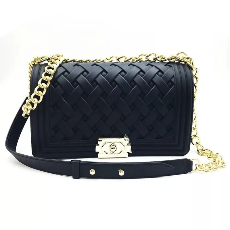 

Ruiyee Fashion Women's Handbags Ladies Brief Striped Chains Shoulder Messenger Purse Female Flap Brand Female Evening Party Bags