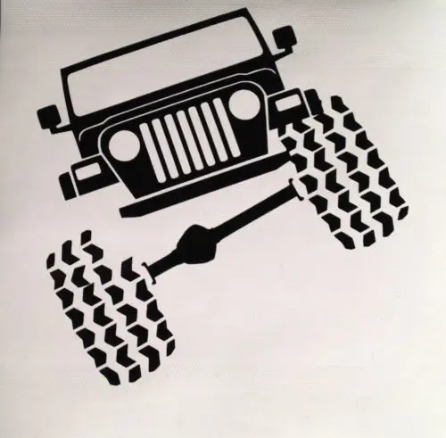 Автомобильный Стайлинг наклейки на автомобильные окна чехол для Wrangler TJ забавная