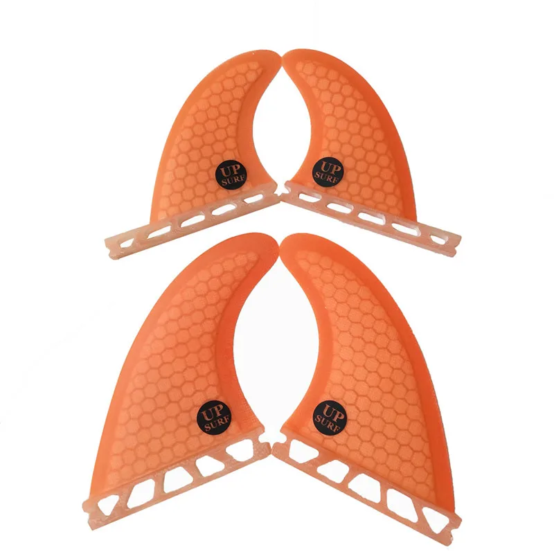 

Surf fins Quilhas G5+GL Future-Quad-Fins Orange Honeycomb Future Fins Surfboard fins