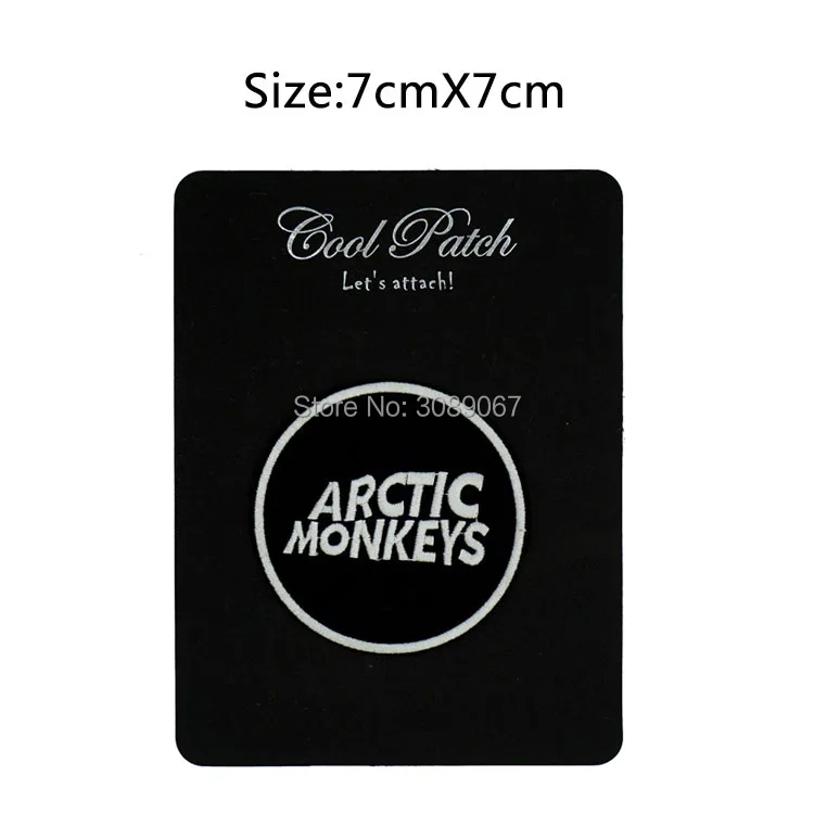 ARCTIC MONKEYS круглый логотип с принтом музыкальной группы помощью утюга/пришить патч