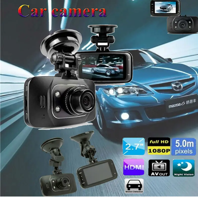 

2015 GS8000L HD1080P 2.7" Car DVR G-sensor Motion Detection Night Vision Digital Zoom Cycle Recording Vehicle Camera Recorder