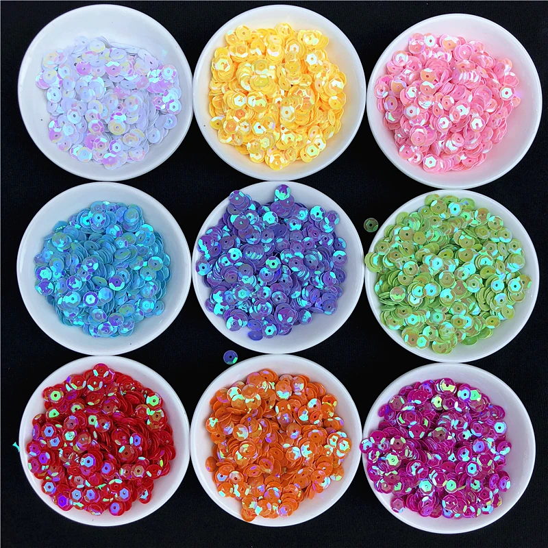 3mm 4mm 5mm 6mm Sparkles Flat Sequin Round Loose Blue Sequins for Crafts  Paillette Sewing Garment Bags Shoes DIY Accessories - Price history &  Review, AliExpress Seller - HC Handcraft Store