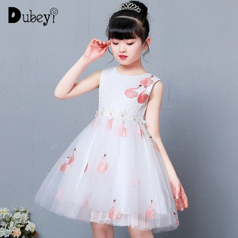 Костюмы принцессы с бусинами и фламинго для дня рождения; элегантные вечерние выпускные платья для девочек-подростков; праздничное платье для девочек