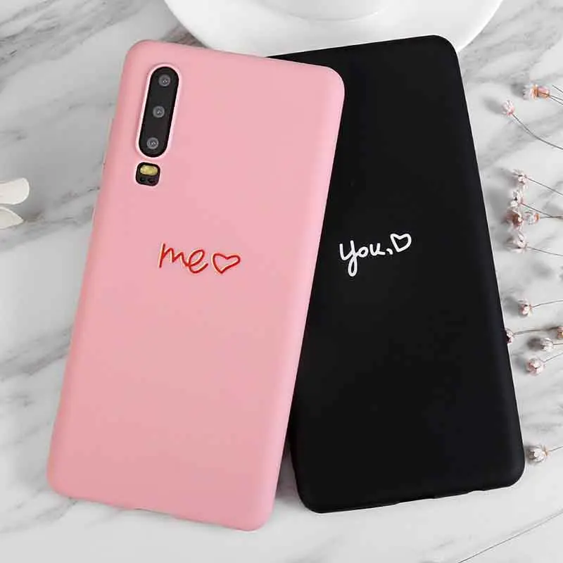 Мягкий чехол для телефона You Me love в форме сердца Samsung Galaxy Note 7 S7 S6 Plus Edge A3 A5 A7 On5 On7 A8 J1
