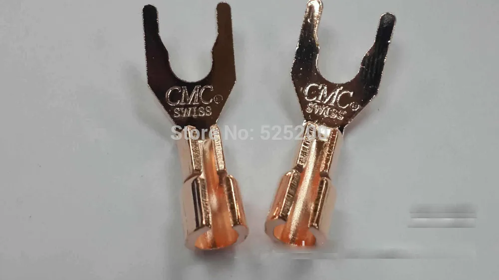 4 шт. Бесплатная доставка CMC чистая Медь Динамик Y лопаты красный Plug | Обустройство