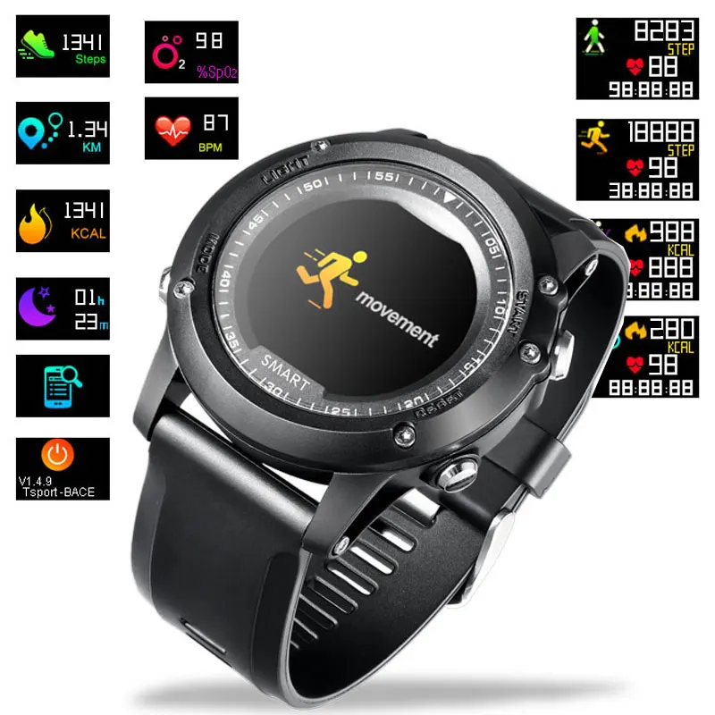

BOAMIGO High Quality Smart Watches Bluetooth Smart Watch for Android iOS Phone Outdoor Sport Pedometer Calories Wristwatch