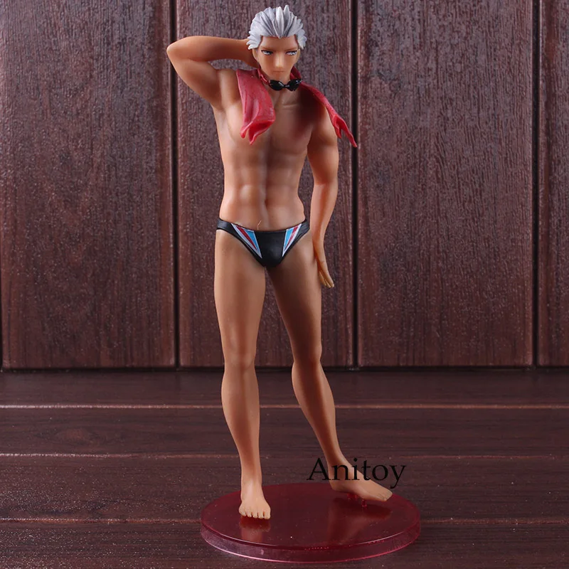 Fate/EXTELLA No Name Emiya Shirou Gilgamesh Mumei Black Swimmer Ver. 1/8 Масштаб ПВХ фигурка Коллекционная модель игрушки 22,5 см