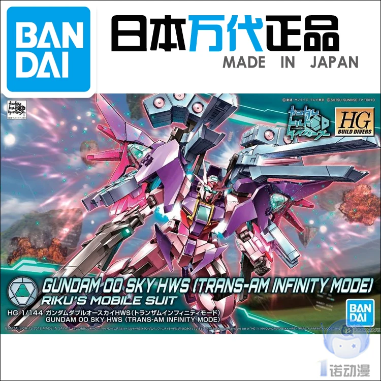 Bandai 55359 HGBD 021 1/144 воина гундама 00sky ГВС Trans-am панорамный режим оборудование