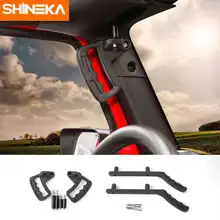 SHINEKA Metal Front Rear Hard Top Mount Hardtop Grab Handle Bar for Jeep wrangler JK 2007+ 4×4 Offroad
