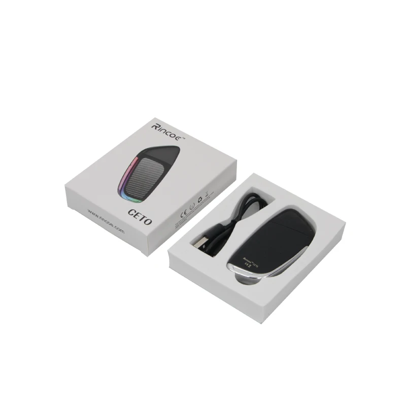 Оригинальная система Rincoe Ceto Vape Pod с аккумулятором 370 мАч 2 мл картридж все в одном