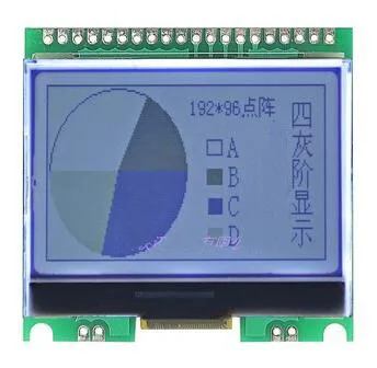 1,8 дюймов 20PIN COG 19296 lcd графический экран модуль ST75256 Привод IC 3,3/5 В синий/белый Подсветка SPI/I2C/параллельный интерфейс