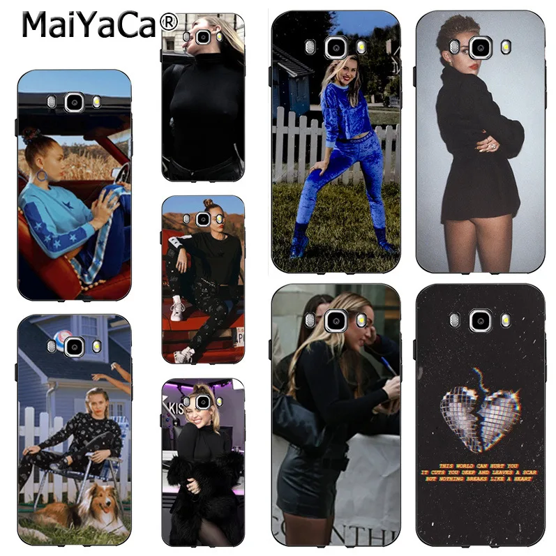 

MaiYaCa miley cyrus Unique Design Newest The Fashion phone Case for samsung note 5 note8 j7 j6 j4 j2pro case coque