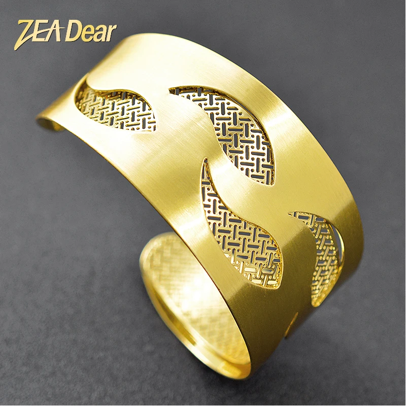 

ZEADear Jewelry Bohemia Jewelry Dubai Fashion Big Bangle For Women High Quality Bracelet For Wedding Water Drop Jewelry Findings