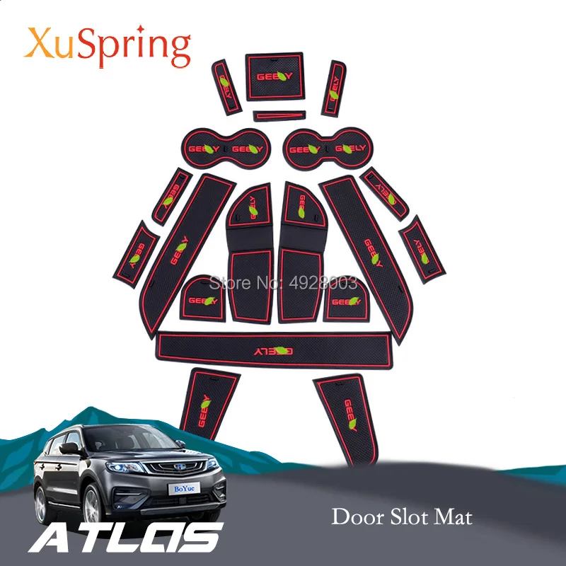 Автомобильная подушка накладка для Geely с отверстием двери атлас Boyue Emgrand Proton X70 2016