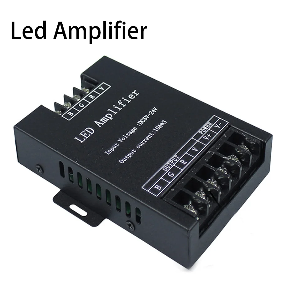 Max 720W Led Amplifier DC12V 24V 30A RGB Led Strip