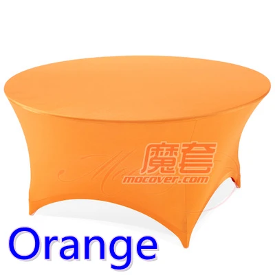 Orange Colour Wedding Table Cloth Lycra Cover Spandex Linen Hotel Banquet Party Round Tables Decoration On Sale | Дом и сад