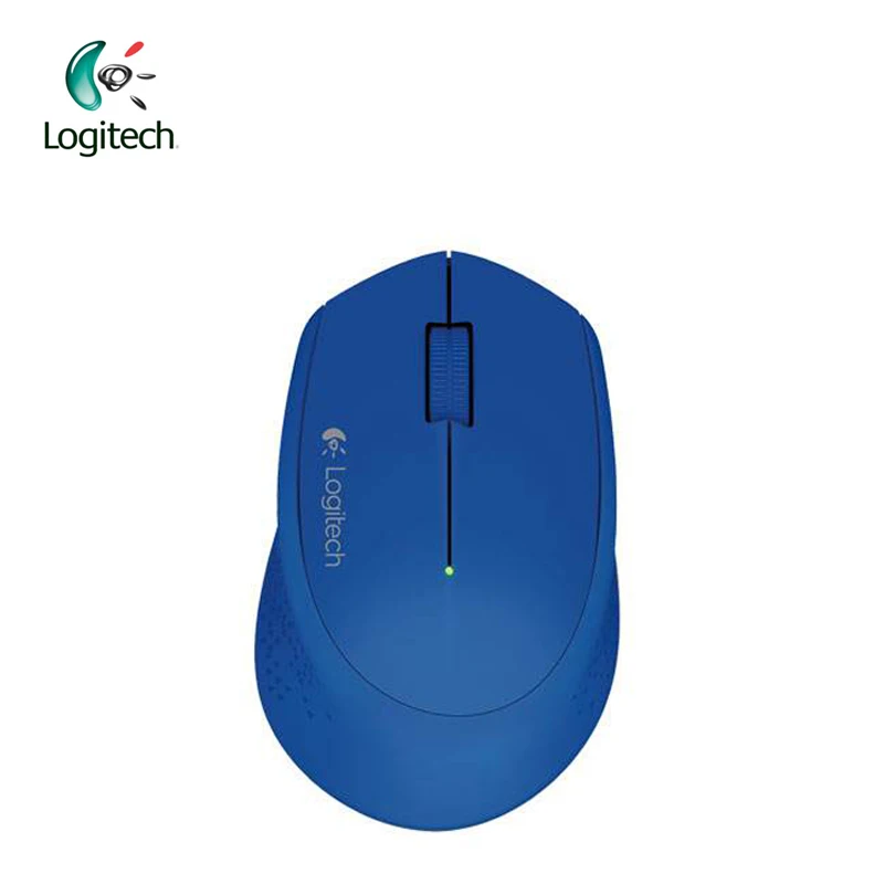 Logitech M280 Беспроводной Мышь Поддержка офисные Тесты с USB нано-приемник 1000 точек/дюйм для Windows 10/8/7/vista и Mac OS - Цвет: Blue