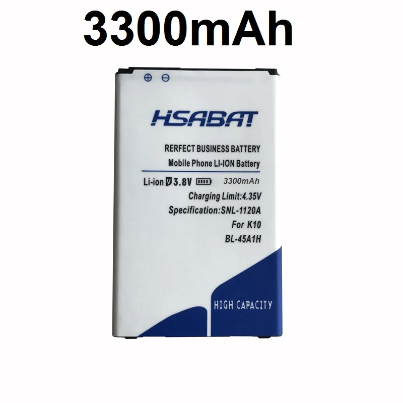 imágenes para HSABAT BL-45A1H BL45A1H 3300 mAh Batería Para LG K10 F670L F670K F670S F670 K420N K10 Q10 LTE K420 imágenes para HSABAT BL-45A1H BL45A1H 3300 mAh Batería Para LG K10 F670L F670K F670S F670 K420N K10 Q10 LTE K420