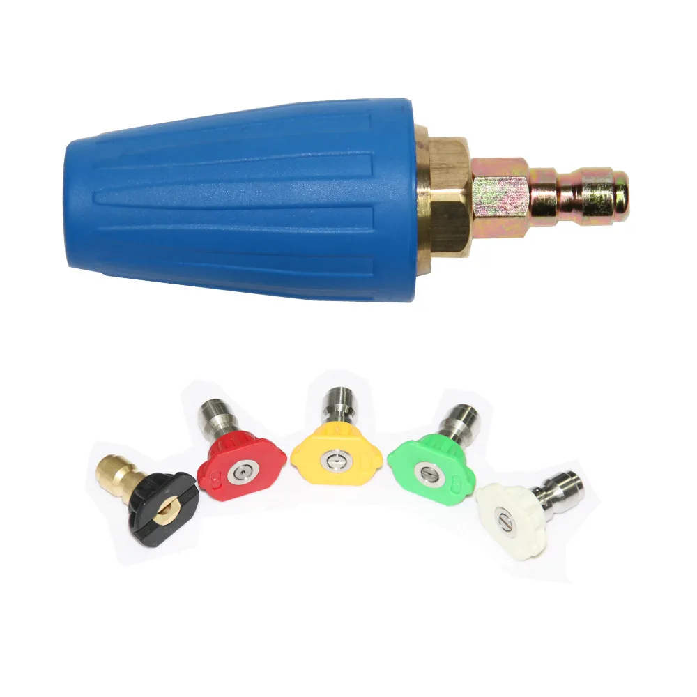 XZT 4000PSI /27.5MPa Pressure washer turbo nozzle with Spray Tips Kit