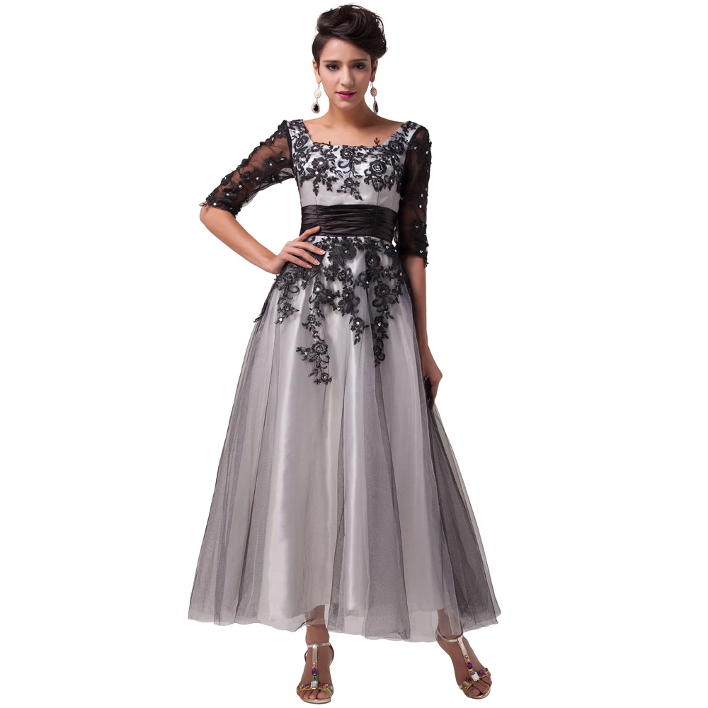 Black and White Evening Dresses