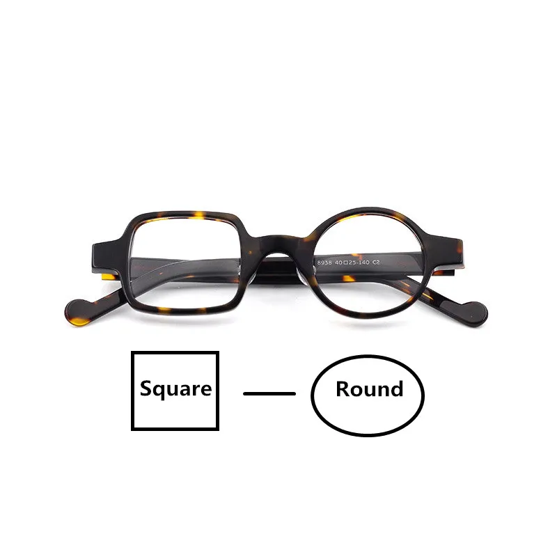 

Retro Round And Square Glasses Frame Men Robert Donny Eyeglasses Women Myopia Optical Prescription Eyewear Oculos De Grau