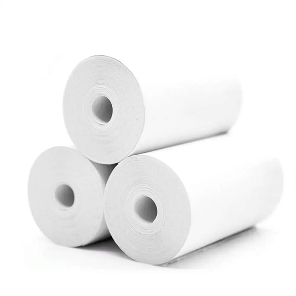 

3 Roll Printable Sticker Paper Direct Thermal Paper Self-Adhesive 57x30mm for PAPERANG Portable Pocket Printer