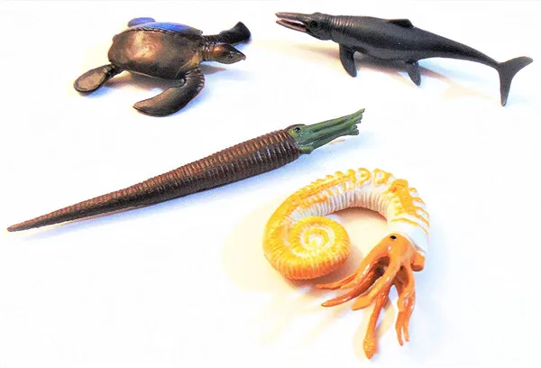 12 шт./компл. Collecta мини Морская жизнь доисторические морские животные baculites дунклеостеус Pliosaurus Классические игрушки для детей