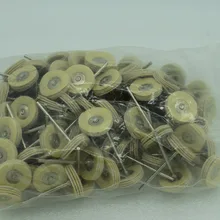 Мини Кожи Шлифовка Полировка Колесо С Хвостовиком Для Ювелирных Изделий Ротари 100 Шт