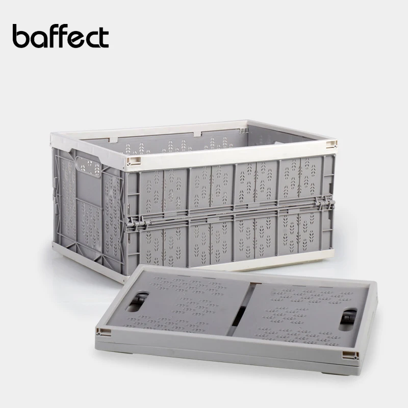 

Multifunction Portable Plastic Folding Car Storage Basket Fruit Food Storage Organizer Automobile Stowing Storage Box