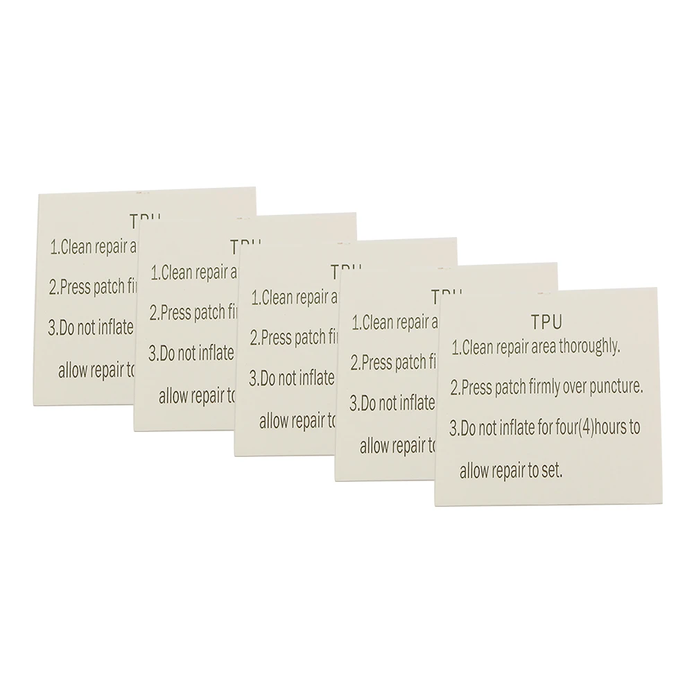 

5Pcs Waterproof Patch Life Ring Leather Portable Camping Translucent Paste Glass Tent Repair TPU Self Adhesive Inflatable Boat