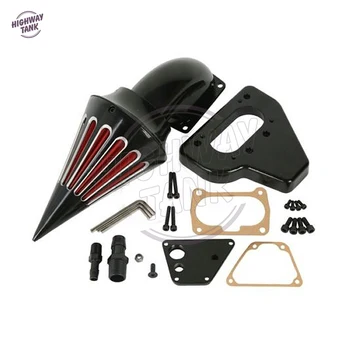 

Black Motorcycle Spike Cone Air Cleaner Intake Filter case for Honda VTX 1800 R S C N VTX1800 2002-2009 03 04 05 06 07 08