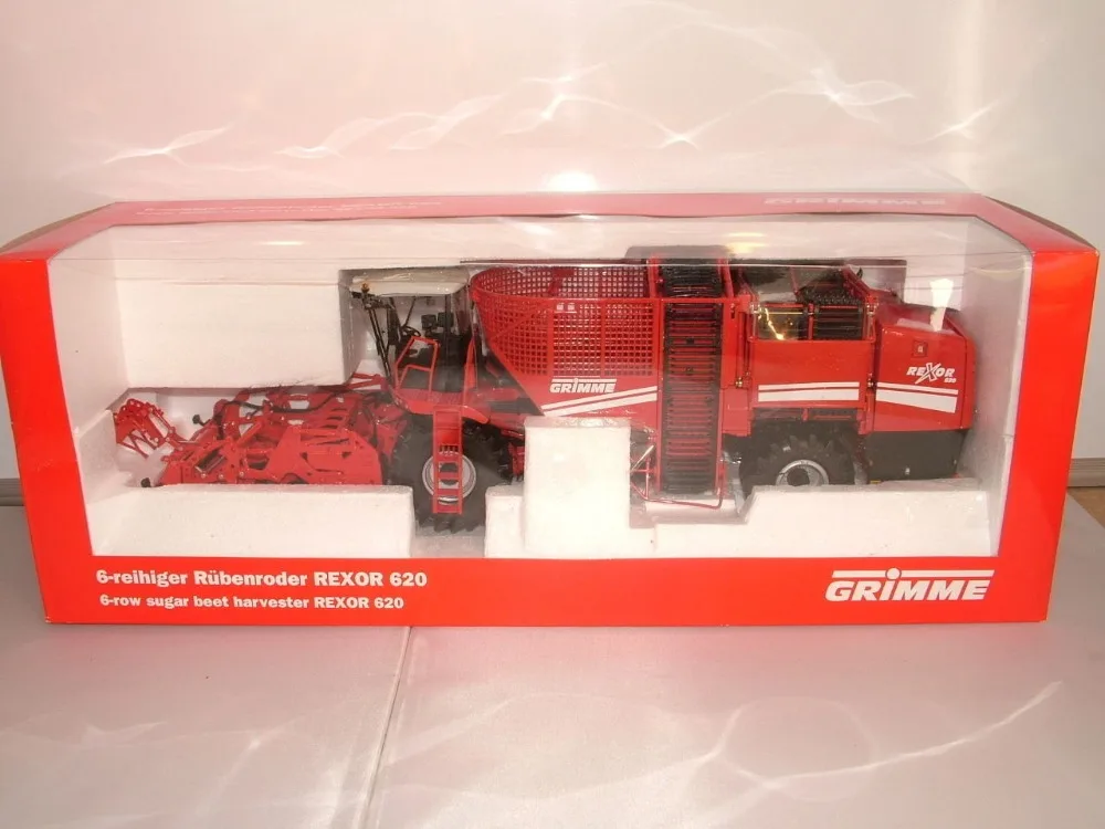 ROS 1:32, Grimme Rexor 620, сахарная свекла, комбайн, сельскохозяйственная техника, литье под давлением, Игрушечная модель для украшения коллекции