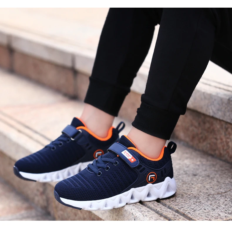 Primavera Outono Marca Crianças Sapatos Antiderrapante Correndo Meninos Moda Respirável Tênis Meninas Esportivos Casuais 2020 21 Mamãe e Bebê