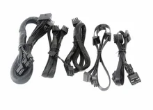CPU 8(4+4)-pin/ ATX 24pin / PCI-E Dual 8pin(6+2) / SATA 15pin / IDE 4pin modular Power supply cable for Corsair RM X Series