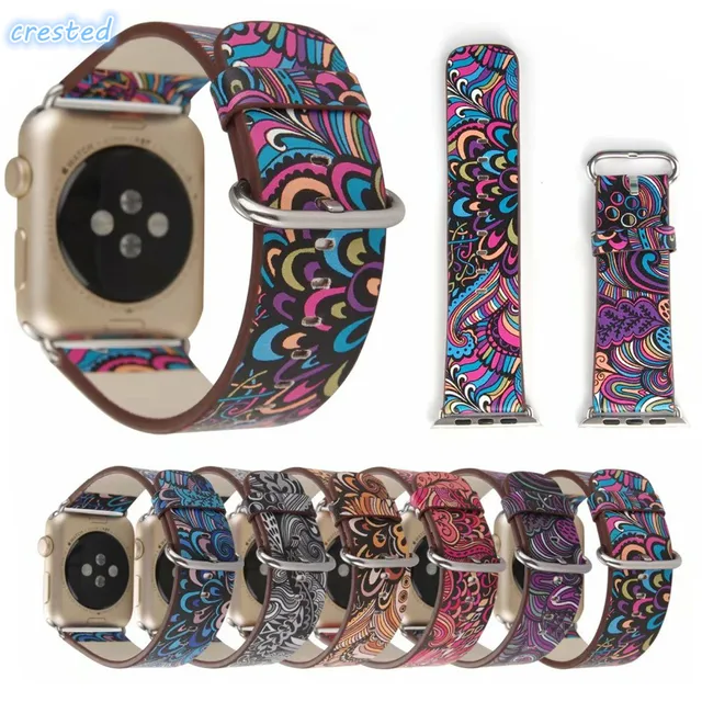 Crested Fascia Della Cinghia Di Cuoio Per Apple Watch 4 44 Millimetri 40 Millime Crested Fascia Della Cinghia Di Cuoio Per Apple Watch 4 44 Millimetri 40 Millime