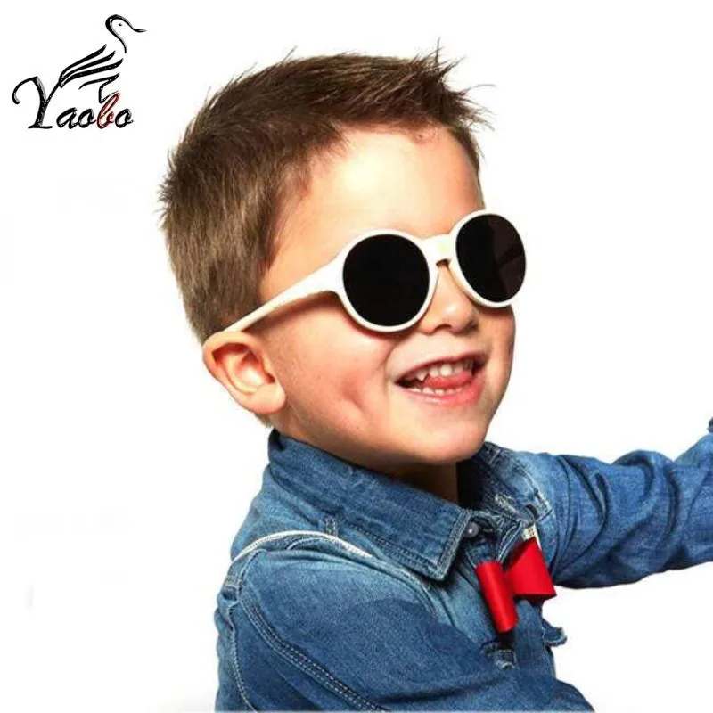 Мода круглый детские очки в оправе для маленьких мальчиков женские очки Рамки Винтаж Дети прозрачные линзы оптический зрелище 2-7 лет