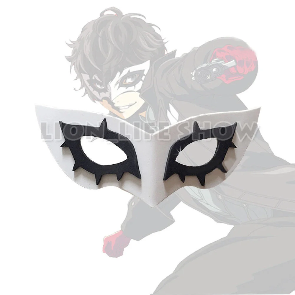 Маска реквизит для косплея Persona 5 P5 Joker регулируемый головной убор на
