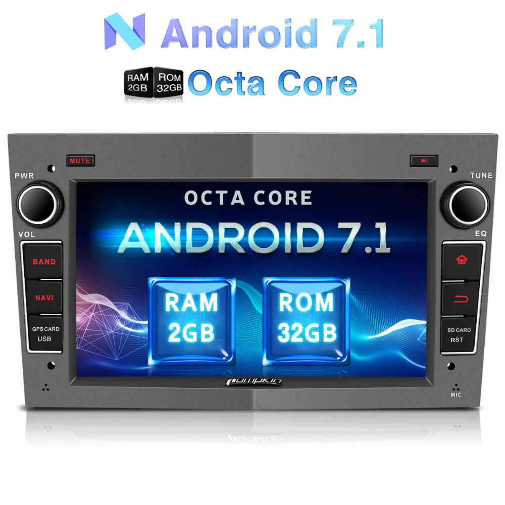 

Pumpkin 2 Din 7''Android 7.1 Octa-core 2G+32G Car Radio NO DVD Player GPS Navigation Stereo For Opel/Vectra Wifi OBD2 Headunit