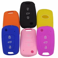 Для KIA K2 K5 Picanto Rio Sportage защитный держатель силиконовый Автомобильный Брелок чехол для HYUNDAI i30 Verna Veloster Автомобильный Стайлинг