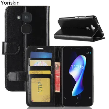 

Premiun Leather PU Flip Case For Aquaris V Plus Magnetic Closure TPU Bumper Full Cover Wallet Leather Case For BQ Aquaris V Plus