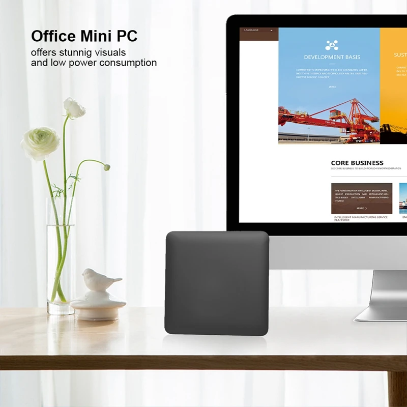 Мини ПК Intel Atom Z8350 1,92 ГГц 2 Гб ОЗУ 32 Гб ПЗУ Windows 10 Bluetooth 4,0 4K 5,8 ггц Wifi 1000 м Lan Win10 Smart Tv Box (