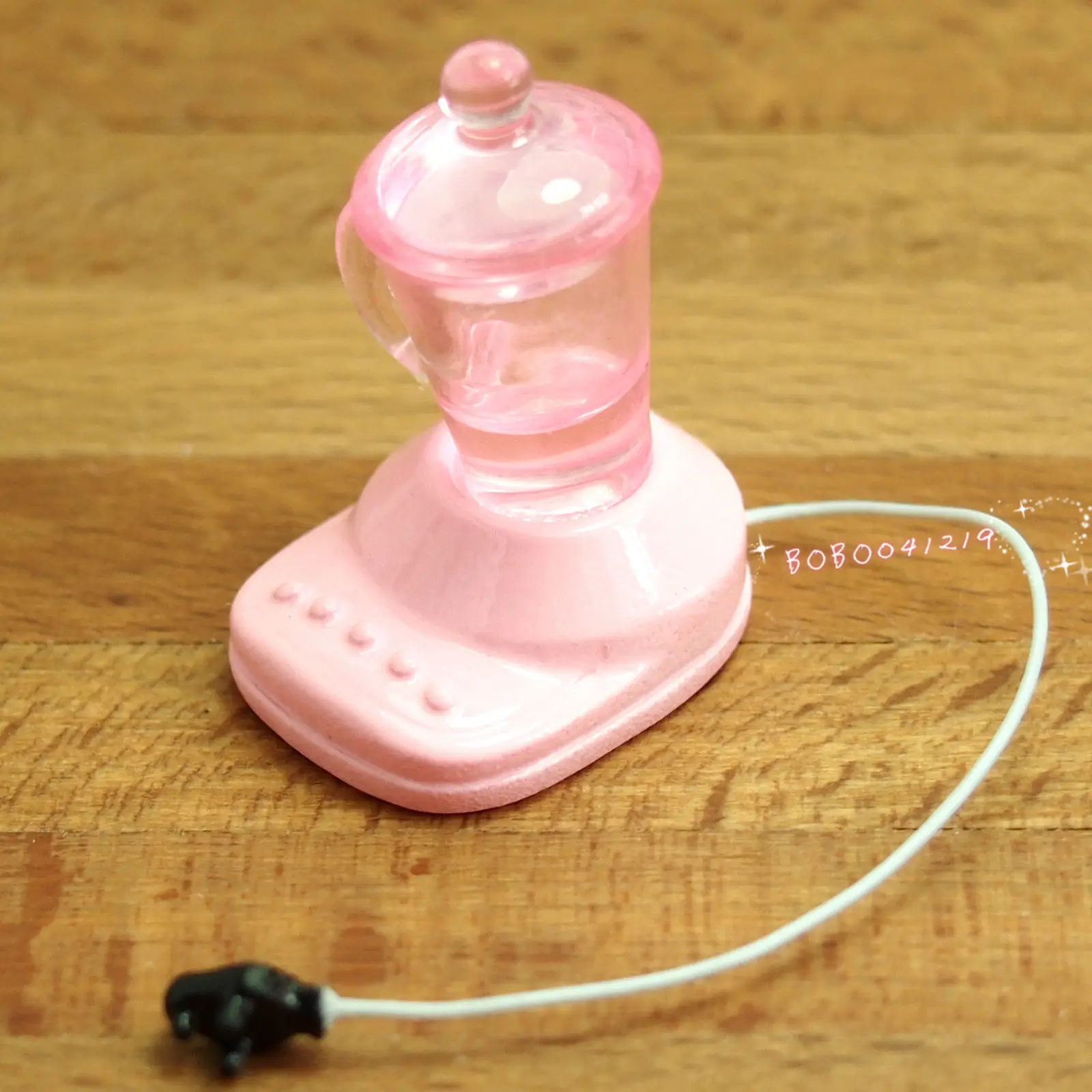 Кукольный домик Миниатюрная игрушка 1:12 Кухня в Пластик розовый миксеры H2.2cm SPO184