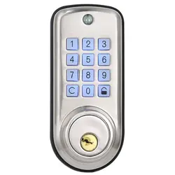 Дешевый умный дом цифровой дверной замок, водонепроницаемый Интеллектуальный БЕСКЛЮЧЕВОЙ пароль Pin код дверной замок электронный