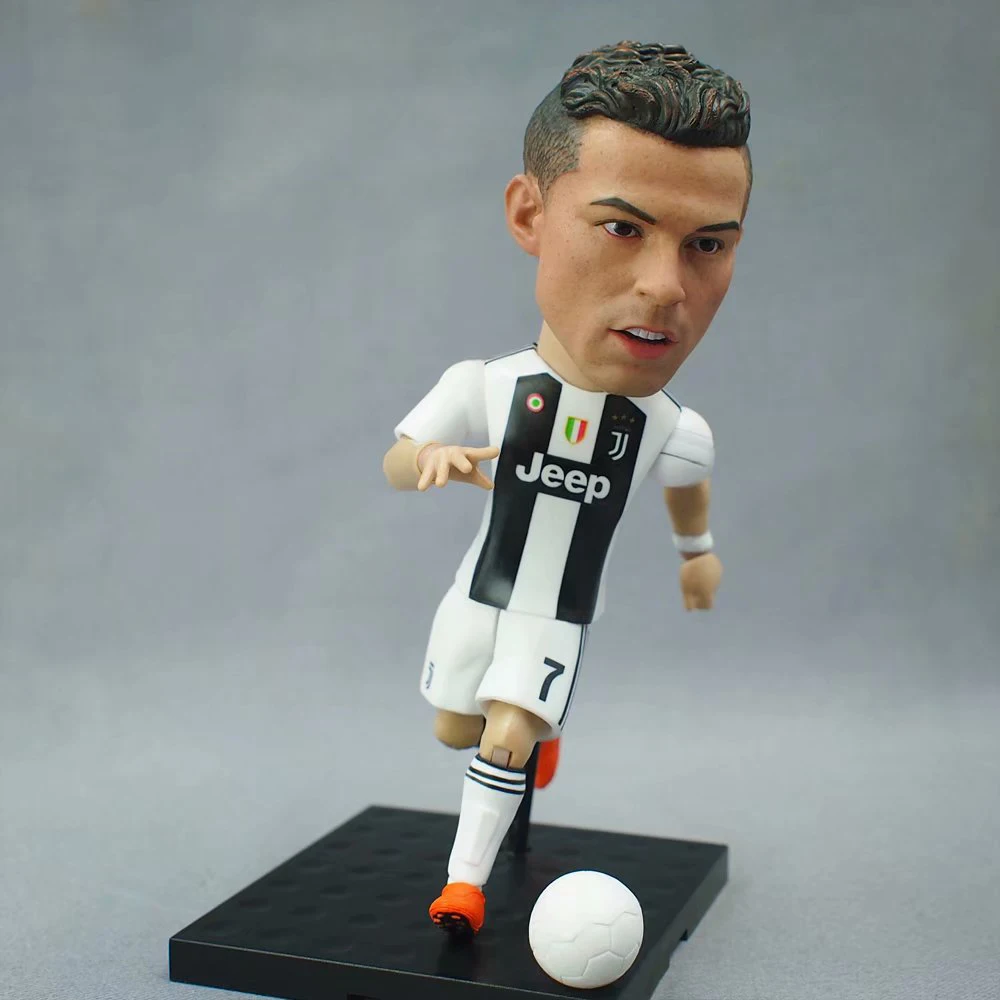 

Soccerxstar Figurine Football Player Movable Dolls Juventus team 7# C.RONALDO 12CM/5in Figure BOX include Accessories